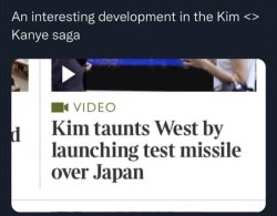 Kim vs. West Meme Template