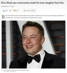Elon Musk trans daughter Meme Template