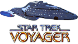 Star Trek Voyager Ship and Logo Transparent Meme Template