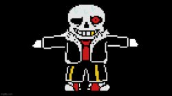 Tpose Underfell Sans Meme Template