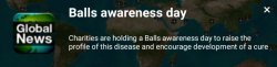 Balls awareness day Meme Template