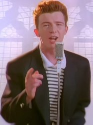 rickrolled Meme Template