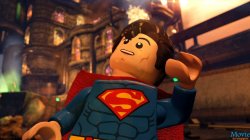 Lego Superman in Front of a Burning Building Meme Template
