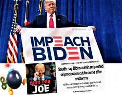 Trump wants to impeach Biden Meme Template