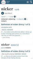 Nicker definition Meme Template