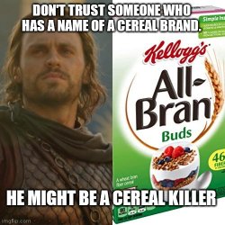 Halbrand or All Bran Meme Template