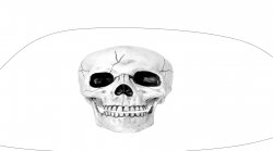 Skull Face on Blob Meme Template
