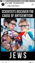 Scientist discover the cause of antisemitism Meme Template