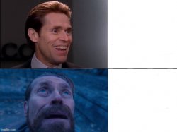 Willem Dafoe reaction Meme Template