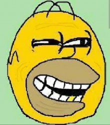 Homer Trollface Meme Template