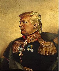 Donald Trump Napoleon Dictator Military uniform Meme Template