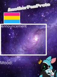 AnotherPanProto's Announcement Template Meme Template