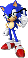Sonic the NerdHog Meme Template