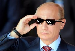 Vladimir Putin deal with it sunglasses Meme Template