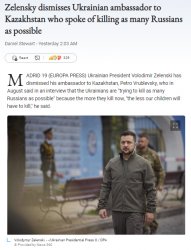 Zelensky dismisses Ukrainian ambassador Meme Template