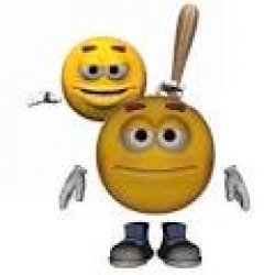 emoji with bat Meme Template