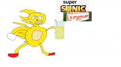 super sanic lemonade Meme Template