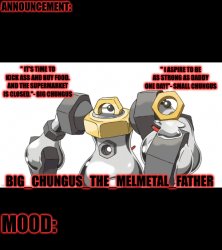 Big_Chungus_The_Melmetal_Father Father and Son Meme Template