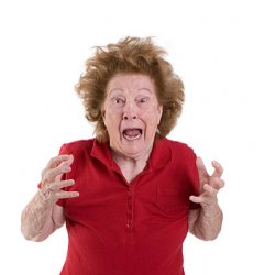 Angry Senior Old Woman JPP Meme Template