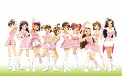 Anime cheerleader team Meme Template