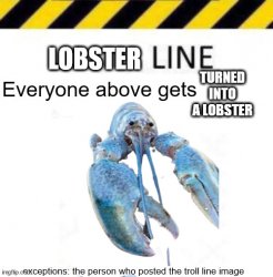 Lobster Line Meme Template