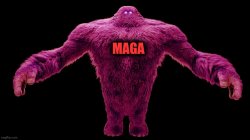 MAGA Monster Meme Template