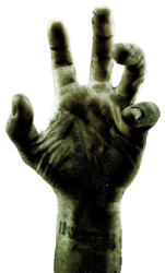 Zombie hand with transparency Meme Template
