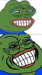 Pepe laugh intensifies Meme Template