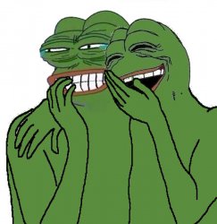 Laughing Pepes Meme Template