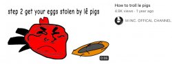 how to troll le pigs Meme Template