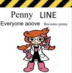 Penny line Meme Template