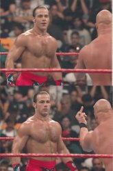 Wrestler showing middle finger Meme Template