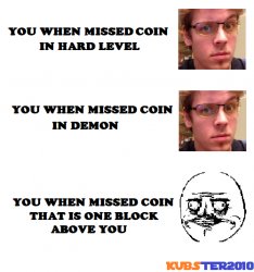 GEOMETRY DASH BE LIKE... Meme Template