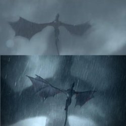 Vhagar & Arrax Meme Template