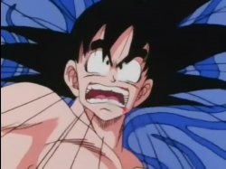 Shocked, Troubled Goku Meme Template