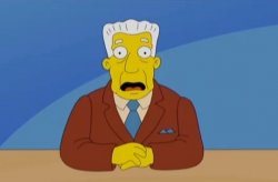 Simpson news anchor Meme Template