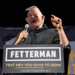 Fetterman says good night everyone Meme Template