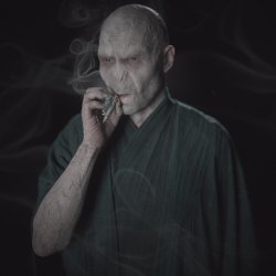 Stressed Voldemort (Image by Abraham Tovmasyan) Meme Template