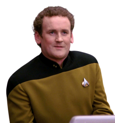 Star Trek TNG O'Brien Transparent Background Meme Template