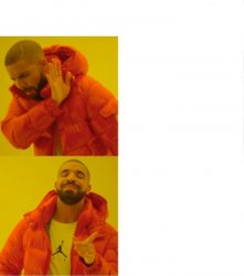 Empty Drake Meme Template