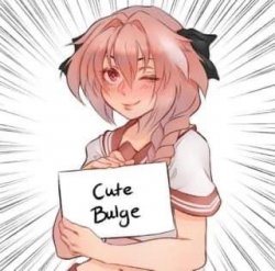 Cute bulge Meme Template