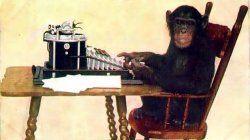 typewriter monkey Meme Template