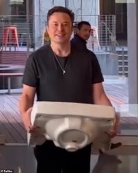 Elon sinks in Meme Template