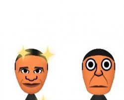 Obama Mii Comparison Meme Template