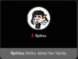 splitza thinks about her family Meme Template
