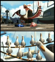 Finding Nemo Seagulls Meme Template