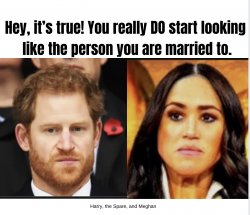 Harry the Spare and Madchioness Meghan of Montecito Meme Template