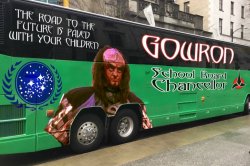 Gowron School Bus Meme Template