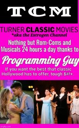 TCM nothing but Musicals and Rom Coms Meme Template