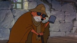 Robin Hood blind fox Meme Template
